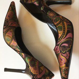 Nine West Brocade Pumps, Size 7